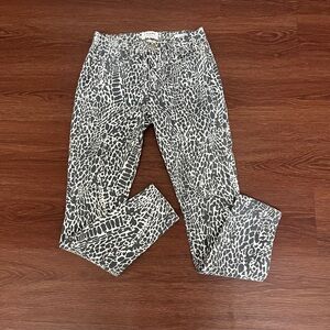 Frame Denim Le Skinny Animal Print Jeans 27